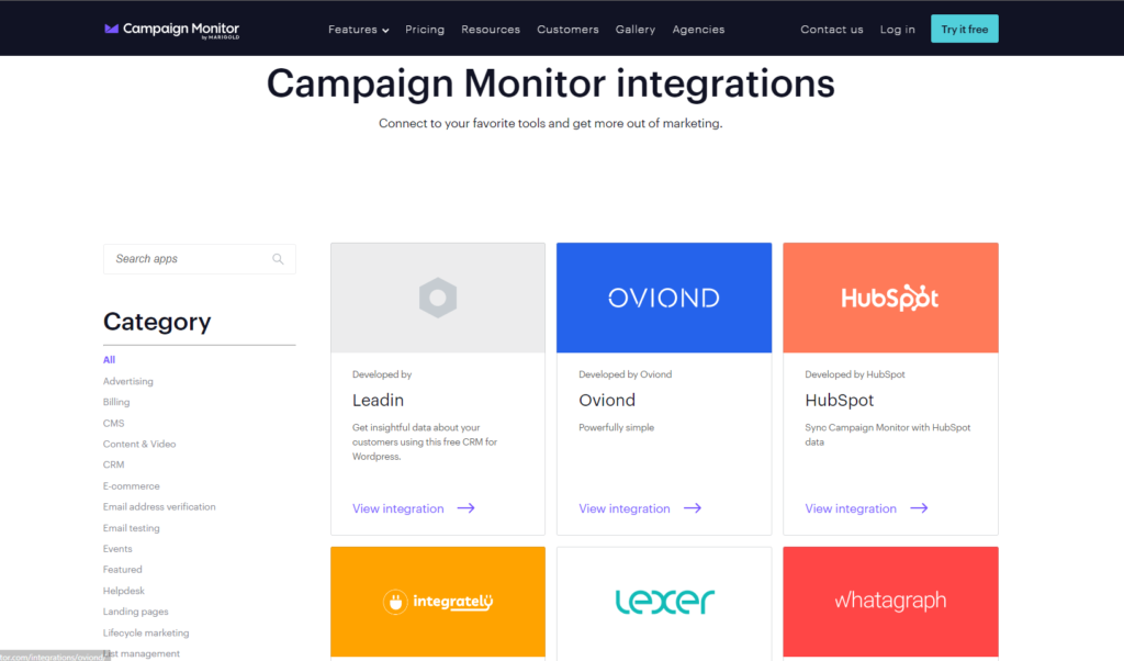 Campaign Monitor vs TinyEmail